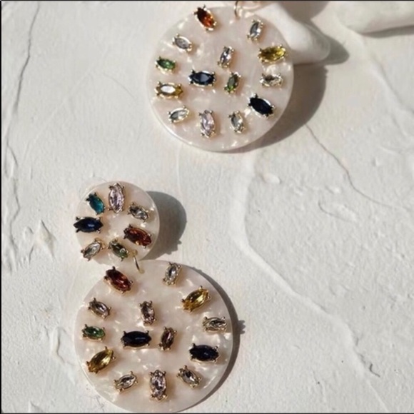 Anthropologie Jewelry - NWT Anthropologie Crystal Drop Earrings